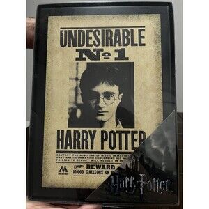 Never Opened Harry Potter Undesirable No 1 Wood Wall Plaque Wanted Reward - 12in
